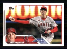 2023 Topps #254 Jimmy Herget RC Los Angeles Angels 66126