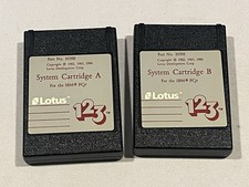 Lotus 1-2-3 - IBM PC JR - Cartuccia A+B *Non testata*