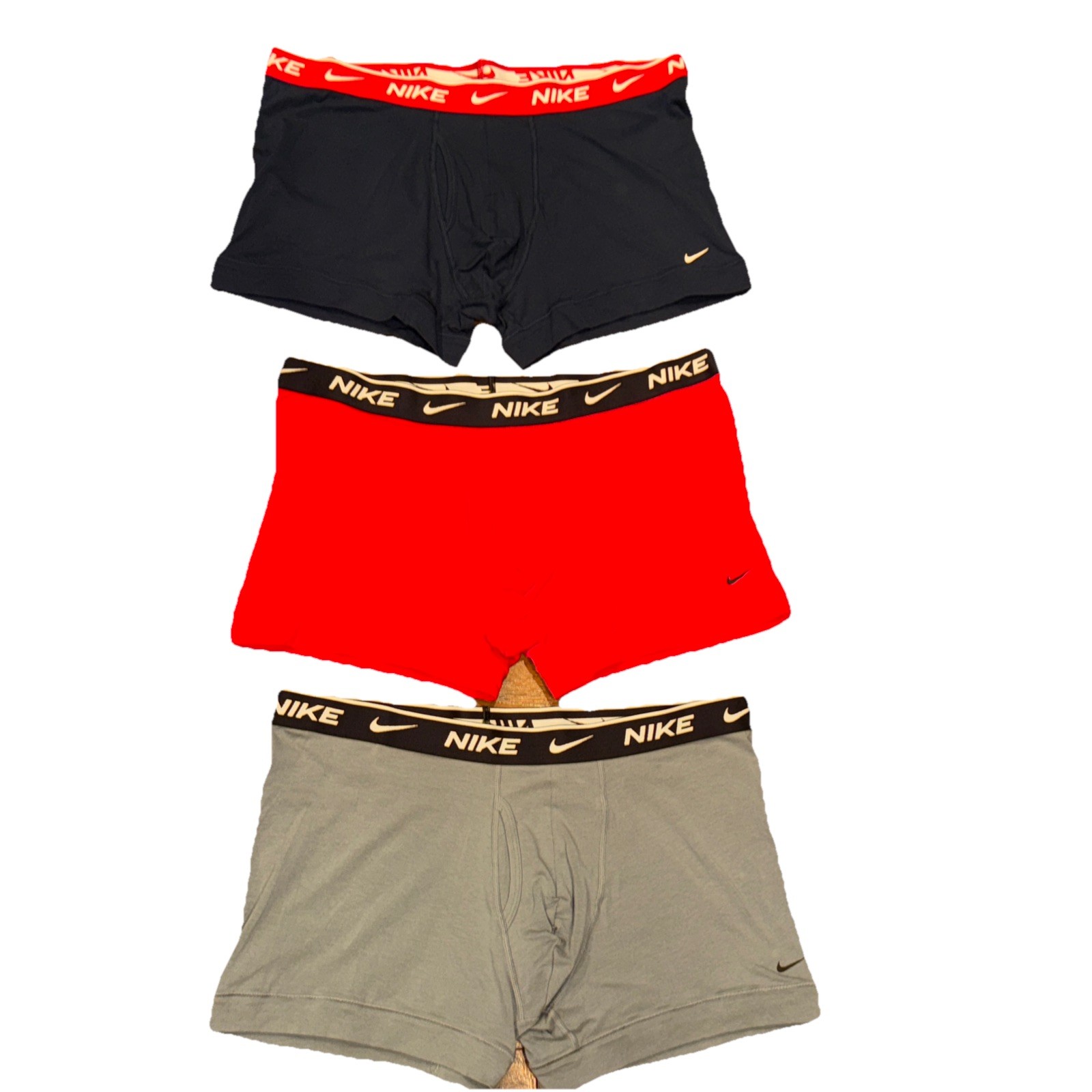 Boxer uomo Nike Everyday cotone elasticizzato slip tronchetti confezione da 3 KE1166 intimo XL