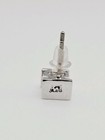 ATI Sterling Silver .56ct TW CZ Framed Post Back Earrings .25" — photo 7