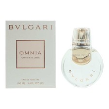 Bvlgari Omnia Crystalline Eau De Toilette Spray, Floral Aquatic Scent, 3.4 oz