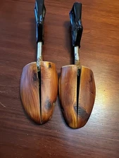 Vintage Travel Tree Shoe Keepers Stretchers Rochester Shoe Tree Co Wood #3