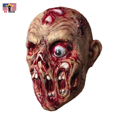 Horror Ghost Evil Latex Zombie Face Mask Mystery Devil Monster Halloween Costume - 第 1/4 張圖片