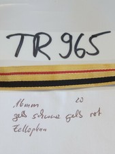 Tresse gelb rot schwarz 16mm breit 1 meter (tr965)