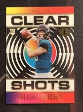 Clear Shots Trevor Lawrence RC 2021 Panini Illusions Football #CS-16 Jaguars