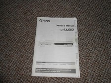 FUNAI DR-A3835 DVD recorder Instruction Manual Guide