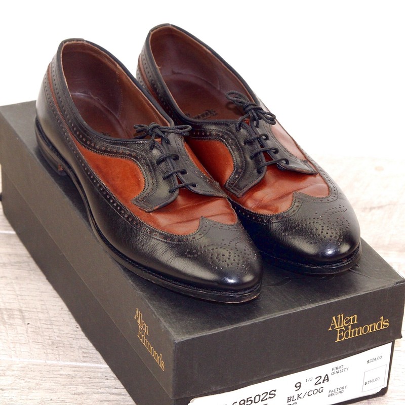 * NIB * $295 Allen Edmonds AMHERST Women's 9.5 Narrow * new Cedar Trees Bags