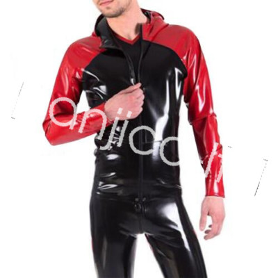 mens rubber jacket