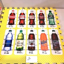 (10) ROYAL VENDORS 660 SODA VENDING MACHINE 20oz "BOTTLE" VEND LABEL KIT