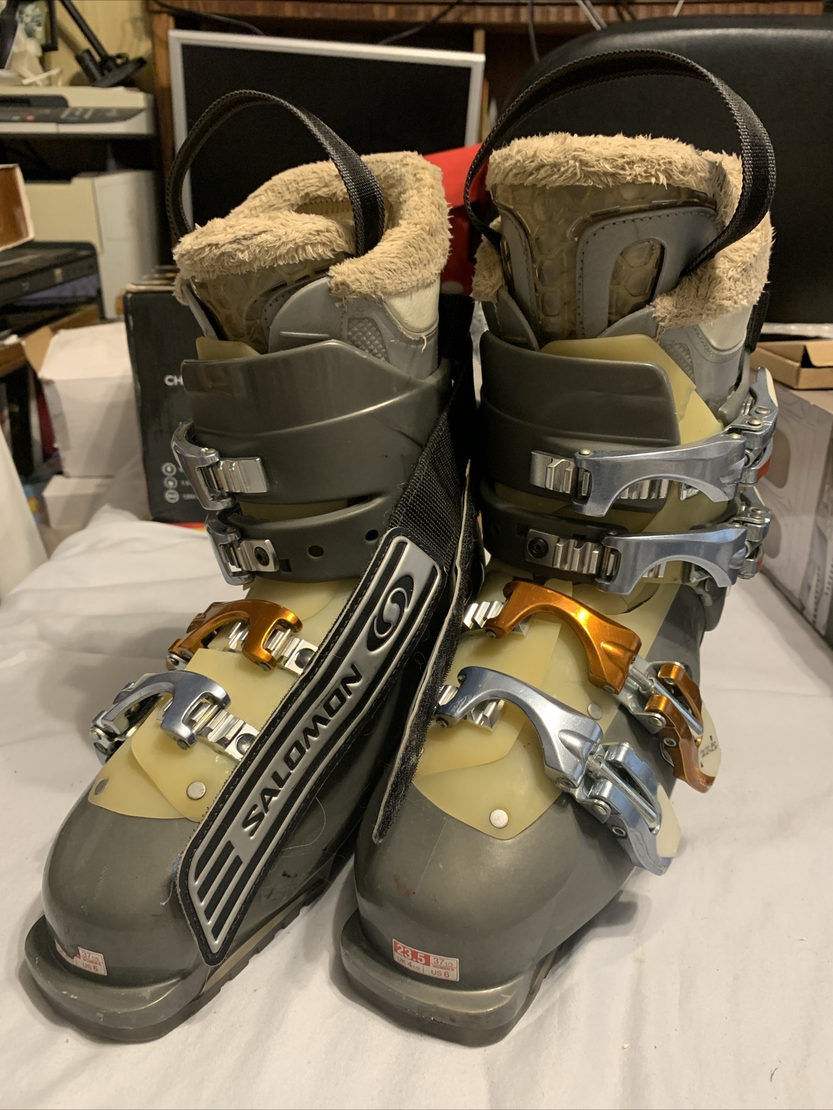 Salomon Performa Walkadin Scarponi da sci MP 23 5 Donna 6 Slick Fit Grigi Autofit