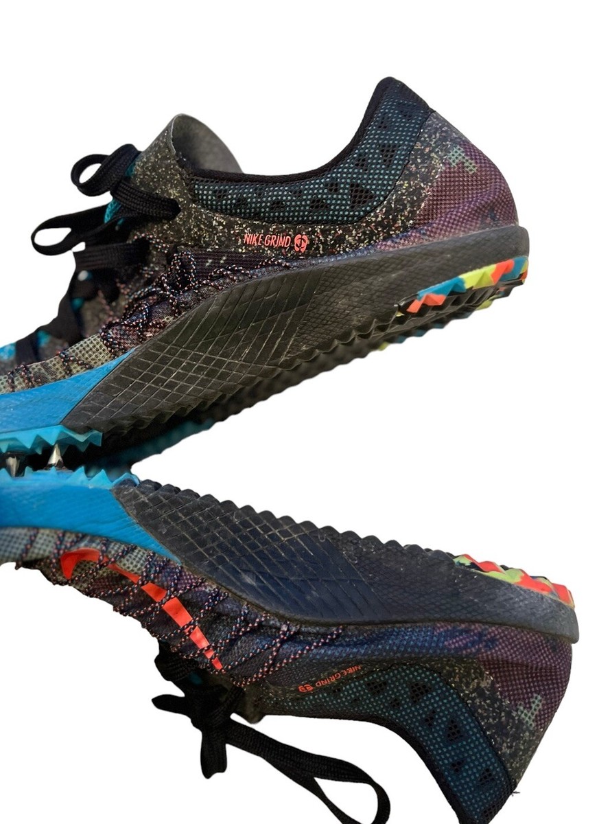 Nike Zoom Victory XC 3 Black/ Blue Lagoon/ Hot Lava Size 8  display picture 1