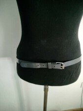 Marc O Polo slim patent leather belt gray size 95 excellent kLi721