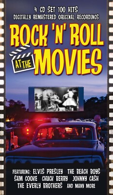 Rock n Roll At The Movies 4 CD 100 Hits music taken from the Cinema New & Sealed