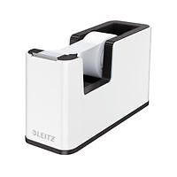 Image of Leitz WOW Tape Dispenser Dual Colour White/Black 53641095