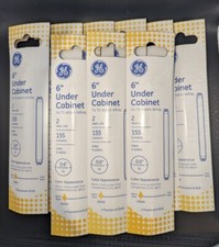 Lot of 9 - GE 6" Under Cabinet Fluorescent Light Bulb - T5 - 140 Lumens 4W .6" D