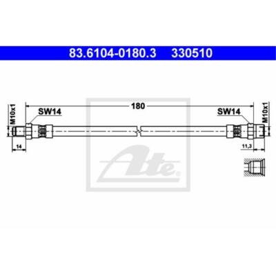 ATE 83.7838-0371.3 - Flessibile Del Freno