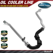 Outlet Engine Oil Cooler Line for BMW M4 2021-2024 X4 2022 L6 3.0L 17228096454