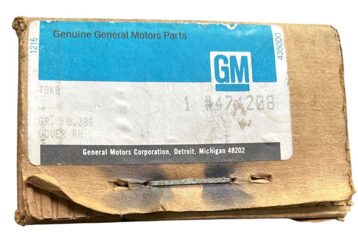 ORIGINAL GM NOS CAMARO Z28 CORVETTE SM BLOCK ALUMINUM VALVE COVERS