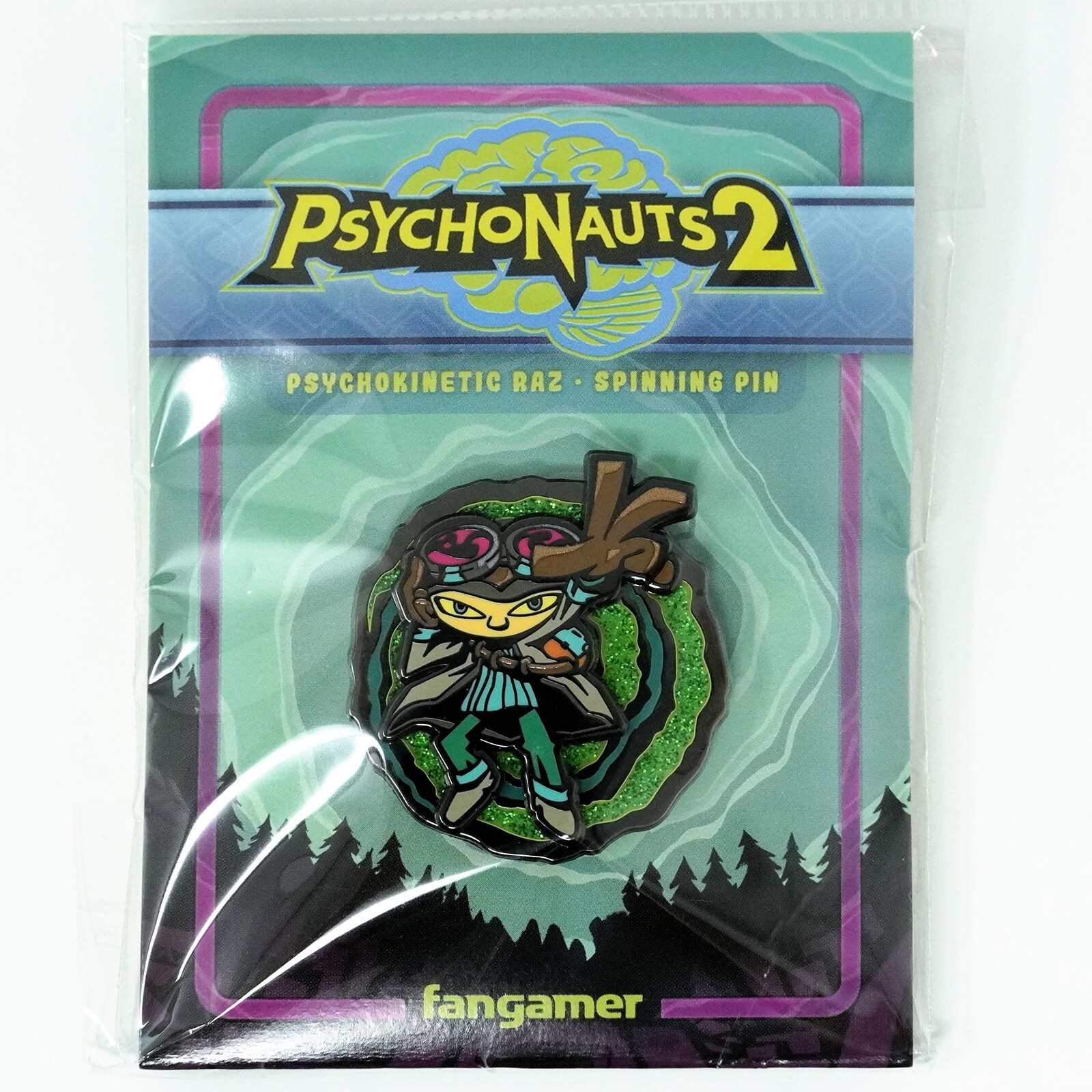 Psychonauts 2 Raz Spinning Enamel Pin Figure 1.3