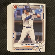 2021 Bowman Draft Izaac Pacheco Paper 1st Bowman Lot Of 25