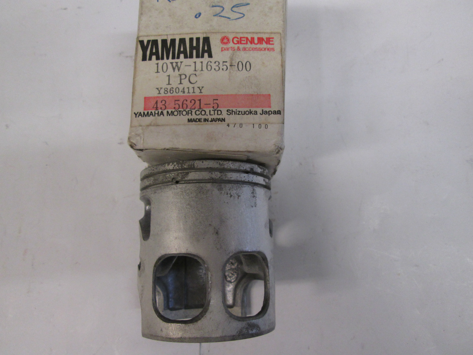 Yamaha RZ125 RD125LC Piston Size 0.25 NOS JP 10W1163500 for sale