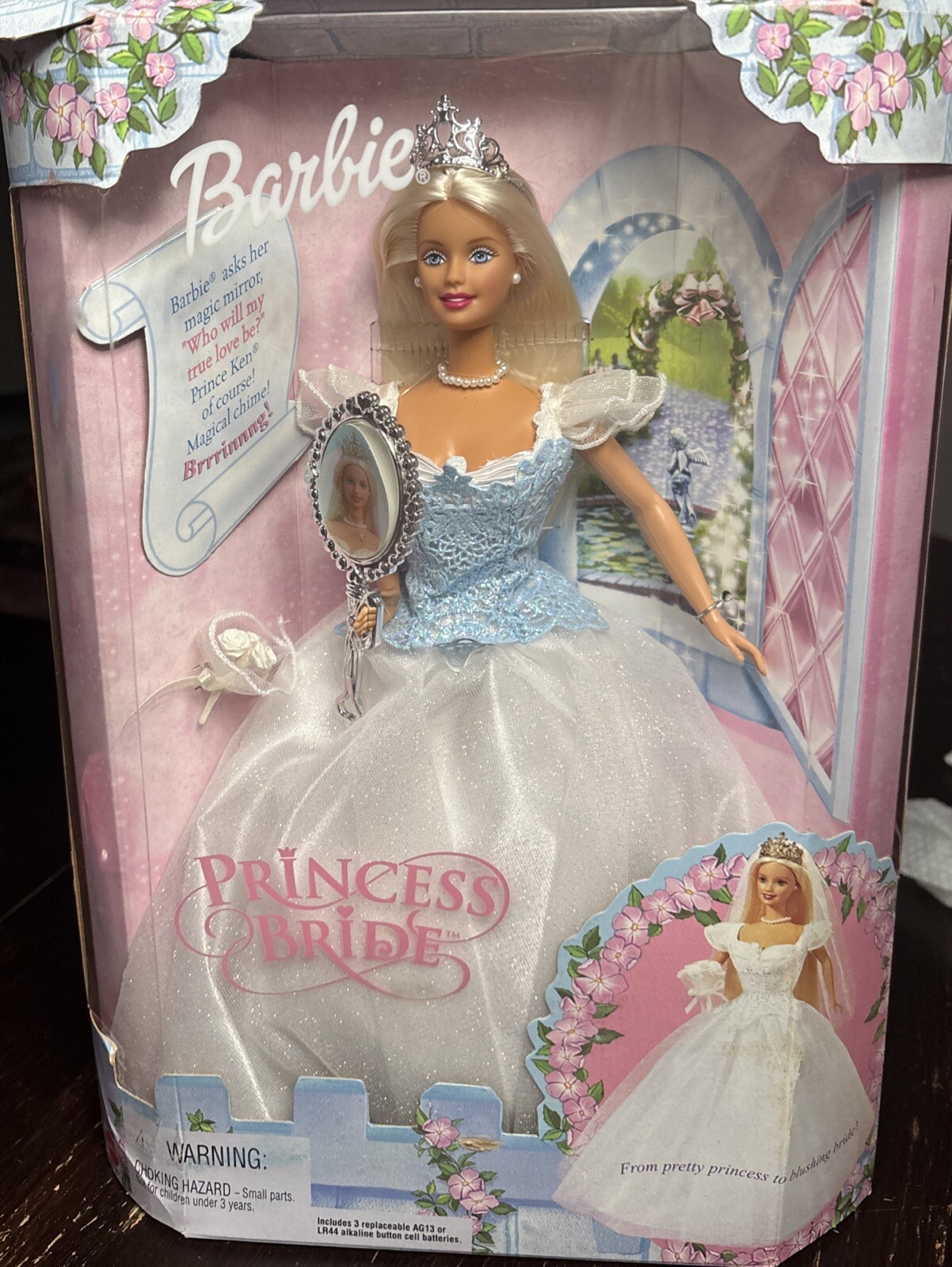 Barbie Princess Bride Wedding Bridal Doll 28251 NRFB Mattel 2000 New
