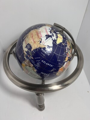 330 GT Blue Silver Gemstone Globe, 330 MM 27inches