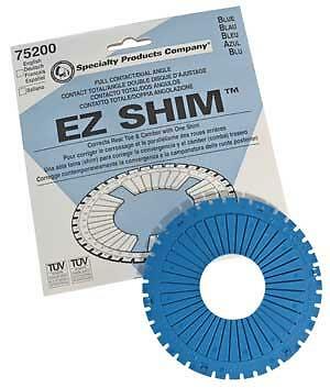 SPC Performance EZ Shim Dual Angle Camber/Toe Shim (Blue) - spc75200