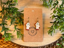 Astronaut Earrings - Space Earrings - Dangle Earrings -