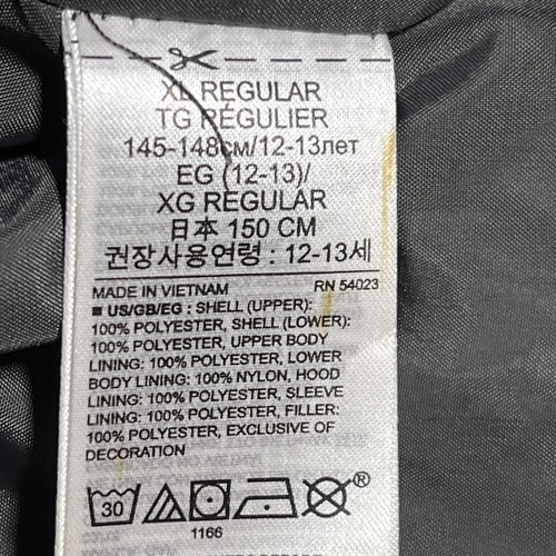 Gap Kids Boys XL 12-13 Puffer Jacket Extra Warm Ski Zip Up Coat Missing Hoodie - Picture 7 of 7