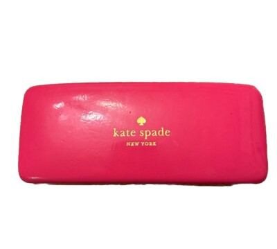 Kate Spade EMALEE/S Sunglasses with Pink and Orange Case and original lens cloth Kate Spade New York Sunglasses Case Pink Orange w/ Cleaning  main image 4