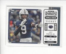 2023 Chronicles Draft Contenders College Ticket #25 Joey Porter Jr. RC Steelers