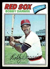 1977 Topps #617 Bobby Darwin - Boston Red Sox (Low Grade)
