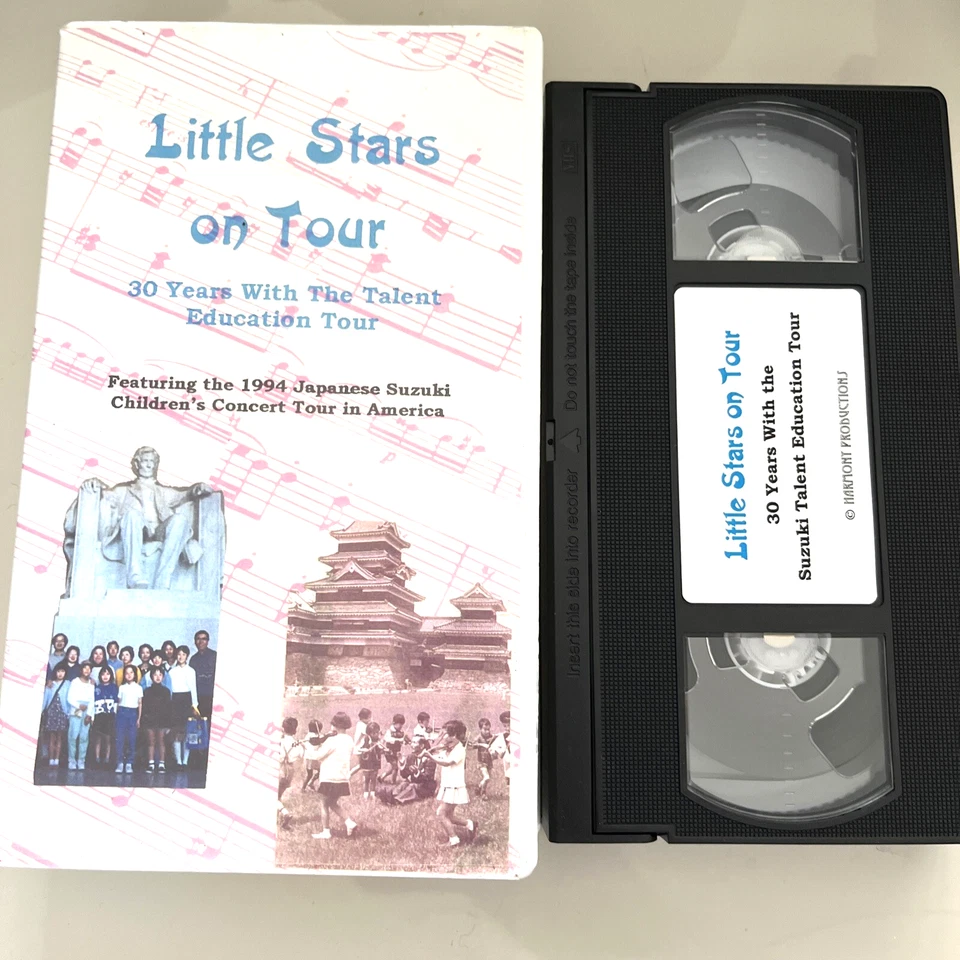 Little Stars on Tour VHS Featuring 1994 Japanese Suzuki Children's Concert