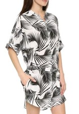 Mikoh Anguilla Slouchy Size 2 Women's Shirt Dress MISSING SASH #C