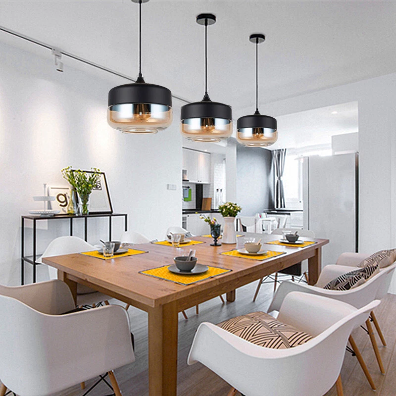 Glass Pendant Light Bar Ceiling Lights Living Room Chandelier
