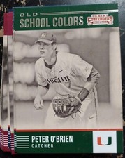 Peter O'Brien 2015 Panini Contenders Baseball Old School Colors #21 MLB Miami 
