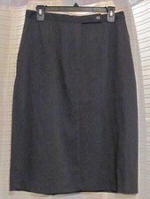 VINTAGE sz 10 Heather Gray skirt by TOBY made in USA