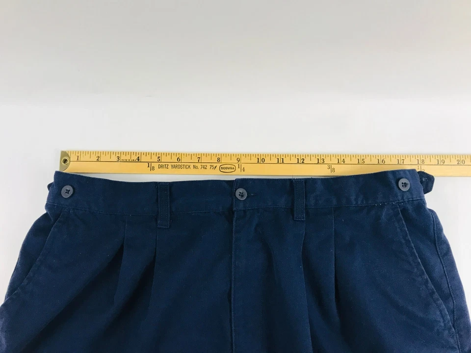 Шорты Basic Editions, мужские размер 38, темно-синий, регулируемая талия, повседневные - Изображение 3 из 4