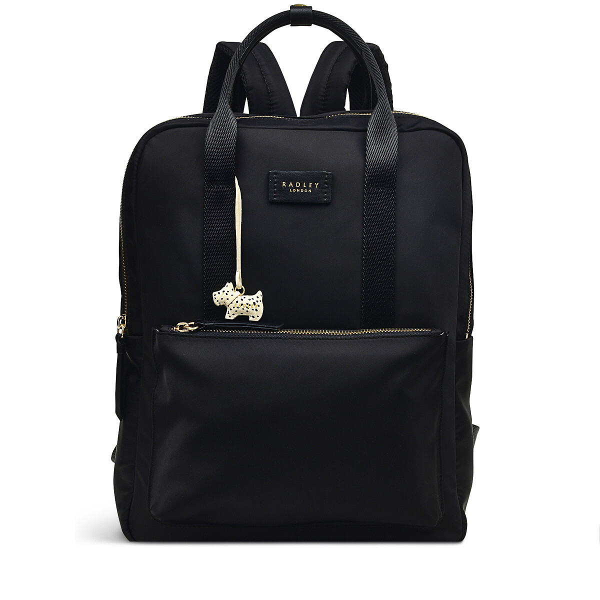 Radley Backpack Black Nylon Medium Rucksack Bag Holly Avenue