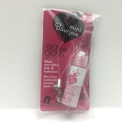 BOURJOIS MINI KEY CHAIN  NON STICKY MOISTURIZING FORMULA #13 Soft Pink Shimmer