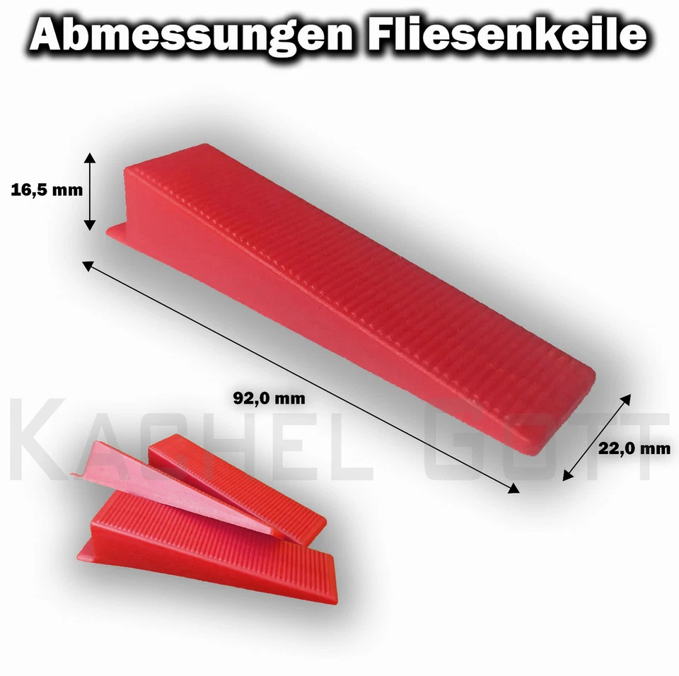 Pull tabs levelling system tile plan system laying aid wedges 1-3 mm tabs - Image 4 of 4