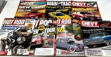 Hot Rod, Chevy, Road & Track Hi Performance Magazines How To & Mods - 7 Issues