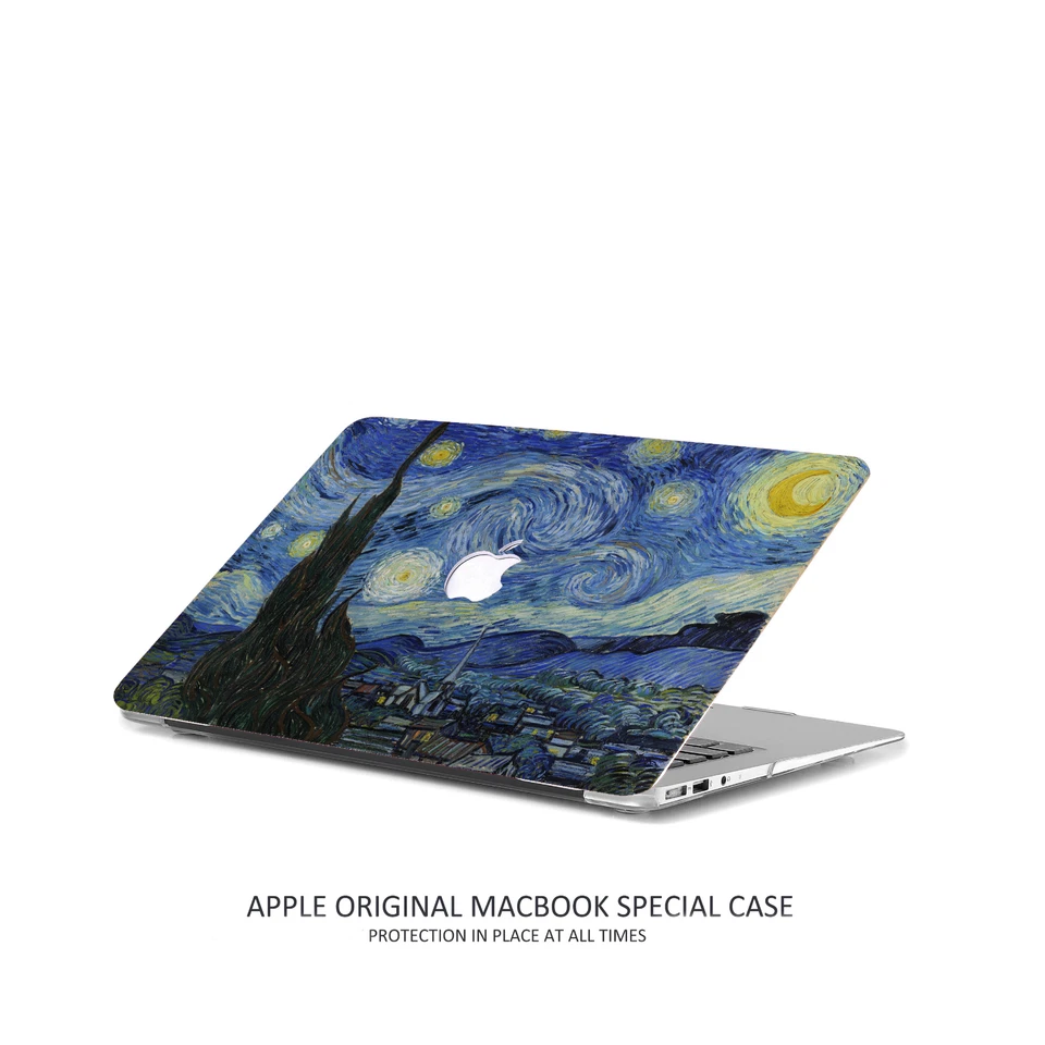 Starry Night Van Gogh MacBook Case Artistic Cover Pro Air 2025 M5 M4 Max 14" 16" - Image 2 of 4