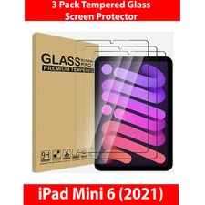 3-Pack Tempered Glass Screen Protector For iPad Mini 6th Gen 2021 8.3 inch