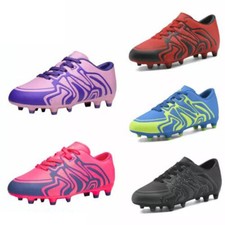 Boys Girls Youth Soccer Shoes Indoor Outdoor Football Firm Groud Soccer Cleats