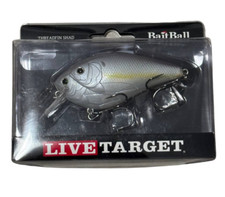 Live Target Bait Ball threadfin Shad 7/8 Oz Ghost Shad Rare lure TBB85S826 CRANK