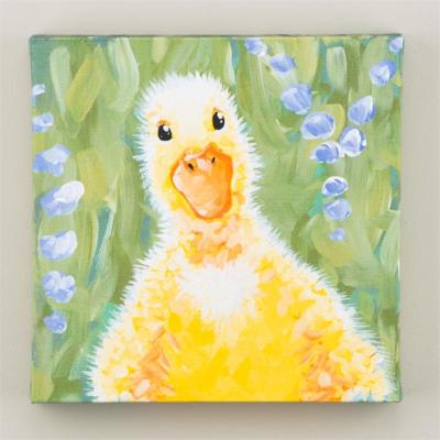 NEW GLORY HAUS CANVAS DUCK ''I LOVE YOU A BUSHEL AND A PECK ''  10 x 10