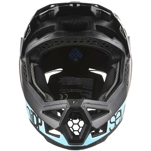 7 iDP Project 23 Carbon Full Face Helmet - Matt Ice Blue-Black - 2023 - Picture 4 of 6