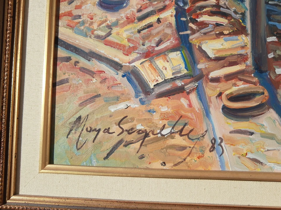 MUSEAL !WOW! MOYA SEGRELLES Fischer mit Boot im Hafen an Küste Mittelmeer Schiff - Bild 3 von 4